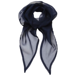 Premier Unisex Adult Colours Chiffon Scarf - One Size, Navy