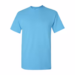 Gildan Mens Heavy Cotton T-Shirt - XL, Sky Blue