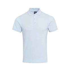 Premier Mens Coolchecker Plus Piqu Polo Shirt - 4XL, Light Blue
