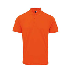 Premier Mens Coolchecker Plus Piqu Polo Shirt - XXL, Orange