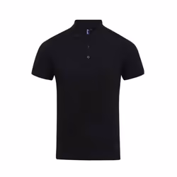 Premier Mens Coolchecker Plus Piqu Polo Shirt - L, Black