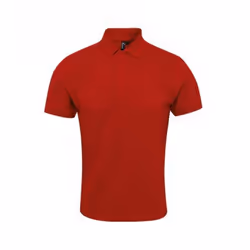 Premier Mens Coolchecker Plus Piqu Polo Shirt - XXL, Red