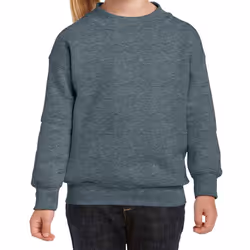 Gildan Childrens/Kids Heavy Blend Drop Shoulder Sweatshirt - 12-13 Years, Dark Heather