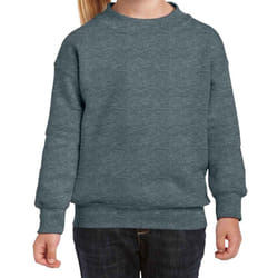 Gildan Childrens/Kids Heavy Blend Drop Shoulder Sweatshirt - 12-13 Years, Dark Heather