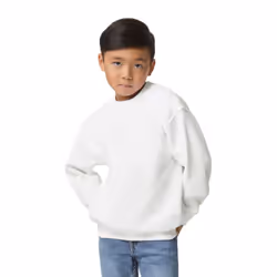 Gildan Childrens/Kids Heavy Blend Drop Shoulder Sweatshirt - 3-4 Years, White