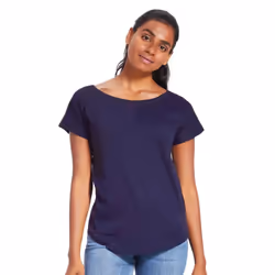 Mantis Womens/Ladies Loose Fit T-Shirt - S, Navy