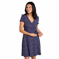 Mountain Warehouse Womens/Ladies Santorini Daisy Jersey UV Protection Dress - 8 UK, Blue