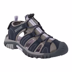 Regatta Childrens/Kids Westshore Sandals - 10 Child UK, Navy/Lilac Frost