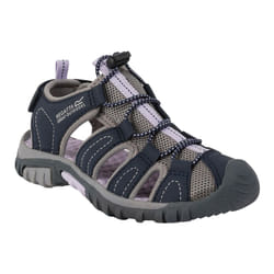 Regatta Childrens/Kids Westshore Sandals - 10 Child UK, Navy/Lilac Frost