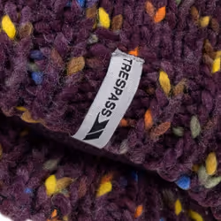 Trespass Childrens/Kids Ted Pom Pom Beanie - 5-7 Years, Potent Purple
