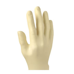 Aurelia Vibrant Latex Disposable Gloves (Pack of 100) - M, White