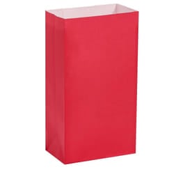 Amscan Plain Paper Party Bags (Pack of 6) - One Size, Apple Red