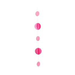 Kaleidoscope Circle Balloon Tail - One Size, Pink
