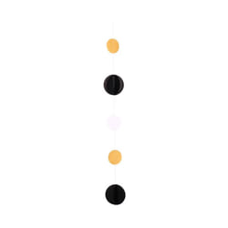 Kaleidoscope Circle Balloon Tail - One Size, Black/Yellow