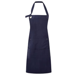 Premier Unisex Adult Cotton Canvas Pocket Apron - One Size, Navy