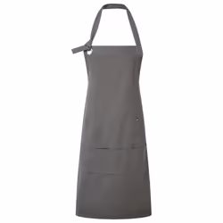 Premier Unisex Adult Cotton Canvas Pocket Apron - One Size, Dark Grey