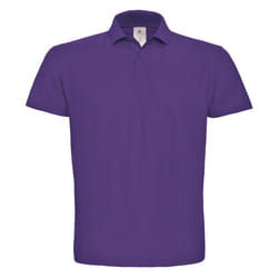 B&C Mens ID.001 Cotton Polo Shirt - XS, Purple