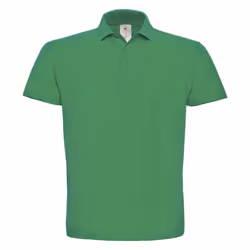B&C Mens ID.001 Cotton Polo Shirt - XS, Kelly Green