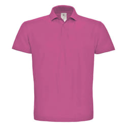 B&C Mens ID.001 Cotton Polo Shirt - XS, Fuchsia