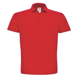 B&C Mens ID.001 Cotton Polo Shirt - XS, Red