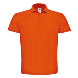 B&C Mens ID.001 Cotton Polo Shirt - XS, Orange