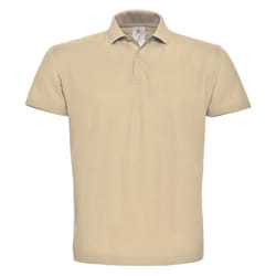 B&C Mens ID.001 Cotton Polo Shirt - XS, Sand