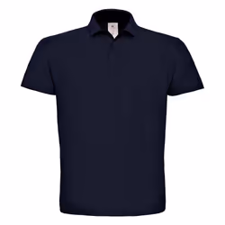 B&C Mens ID.001 Cotton Polo Shirt - XS, Navy