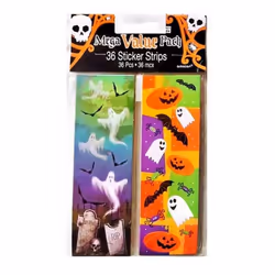 Amscan Stripe Halloween Stickers (Pack of 36)