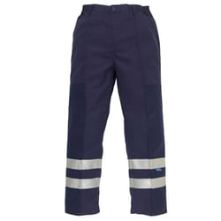 Yoko Mens Ballistic Reflective Trousers - 34R, Navy