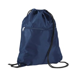 Quadra Premium Drawstring Bag - One Size, French Navy