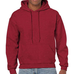 Gildan Unisex Adult Heavy Blend Hoodie - L, Antique Cherry Red