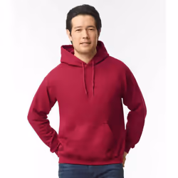 Gildan Unisex Adult Heavy Blend Hoodie - M, Antique Cherry Red