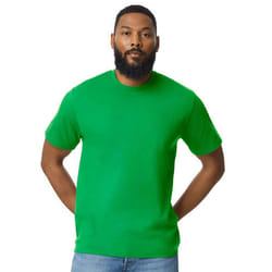 Gildan Mens Midweight Soft Touch T-Shirt - XS, Irish Green