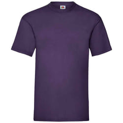 Fruit of the Loom Mens Valueweight T-Shirt - S, Purple