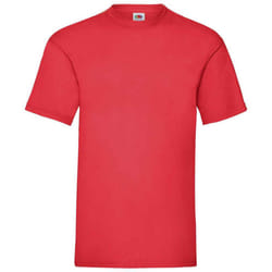 Fruit of the Loom Mens Valueweight T-Shirt - L, Red