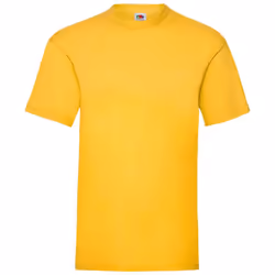 Fruit of the Loom Mens Valueweight T-Shirt - XXL, Sunflower