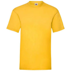 Fruit of the Loom Mens Valueweight T-Shirt - XXL, Sunflower