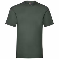 Fruit of the Loom Mens Valueweight T-Shirt - XL, Bottle Green