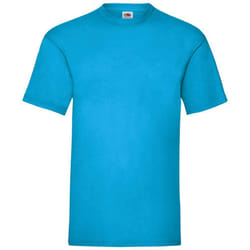 Fruit of the Loom Mens Valueweight T-Shirt - XL, Azure