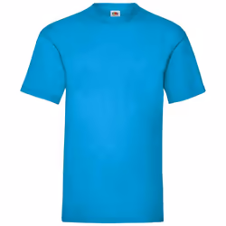 Fruit of the Loom Mens Valueweight T-Shirt - L, Azure