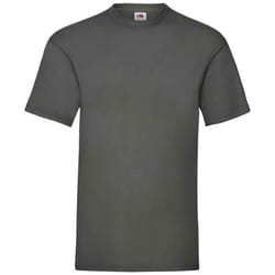 Fruit of the Loom Mens Valueweight T-Shirt - XXL, Light Graphite