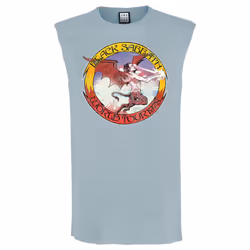 Amplified Unisex Adult World Tour Black Sabbath Tank Top - M, Strange Blue