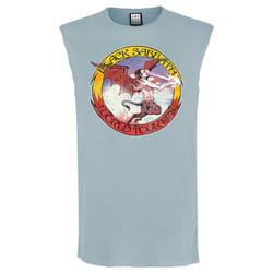 Amplified Unisex Adult World Tour Black Sabbath Tank Top - M, Strange Blue