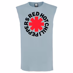 Amplified Unisex Adult Classic Asterix Red Hot Chili Peppers Tank Top - M, Strange Blue