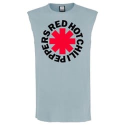 Amplified Unisex Adult Classic Asterix Red Hot Chili Peppers Tank Top - M, Strange Blue
