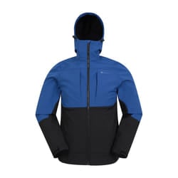 Mountain Warehouse Mens Elements Windproof Soft Shell Jacket - XL, Blue