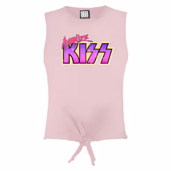 Amplified Womens/Ladies Animalize Kiss Sleeveless Crop Top - XL, Pink 182