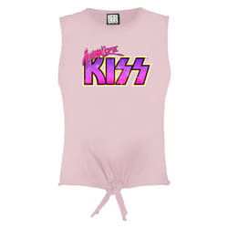 Amplified Womens/Ladies Animalize Kiss Sleeveless Crop Top - XL, Pink 182
