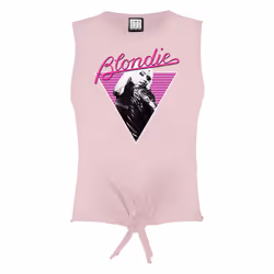 Amplified Womens/Ladies Blondie Sleeveless Crop Top - M, Pink 182