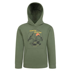Mountain Warehouse Childrens/Kids Mountain Adventures Organic Hoodie - 2-3 Years, Khaki Green